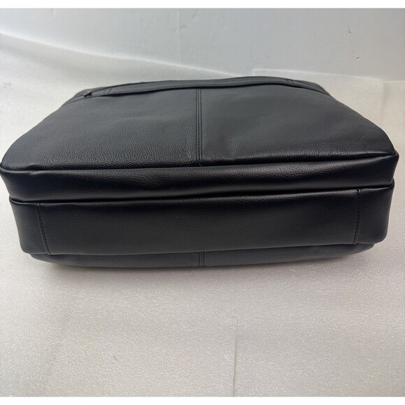 Samsonite Classic Leather Toploader Briefcase With Shoulder Strap - Picture 15 of 16